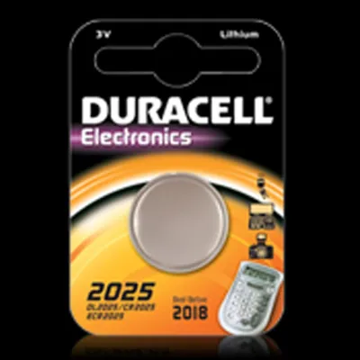Produktbild von Duracell Lithium Knopfzelle CR 2025  Inhalt 1 Stck