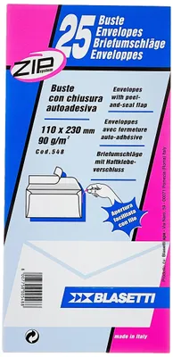 Immagine prodotto di Blasetti 0548 busta Bianco 25 pz