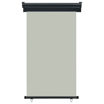 Image de vidaXL Marquise latérale de balcon 105x250 cm Gris