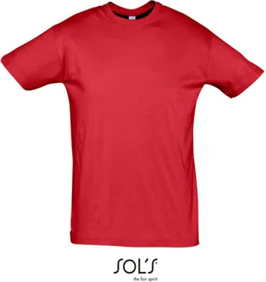 Image de SOLs 11380 | Regent 150 T-Shirt Hommes - Couleur : Rouge - Taille : M