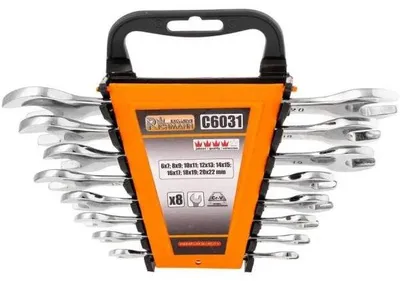 Produktbild von C6031 Flachschlüssel 6–22 mm, 8-teilig – RICHMANN
