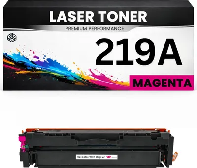 Produktbild von 2 x Toner 219A Magenta für HP kompatibel W2193A Premium Alternative  Color LaserJet Pro 3202dn 3202dw MFP 3302fdn 3302fdng 3302fdw 3302fdwg 3302sdw