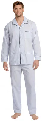 Immagine prodotto di Kisses&Love Pigiama da uomo a maniche lunghe in popeline KL30233