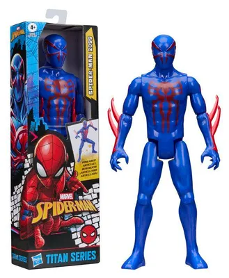 Zdjęcie produktu dla Figurka Spider-Mana 2099 Deluxe, 30 cm, seria Titan, zabawka z superbohaterem Marvela Spider-Manem, od 4 lat
