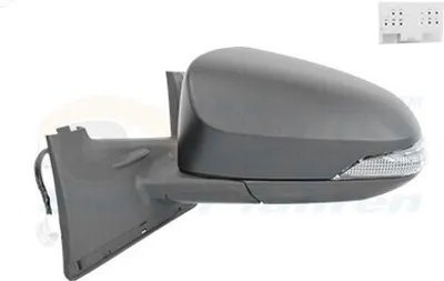 Produktbild von VAN WEZEL 5428807 Außenspiegel Seitenspiegel Links für TOYOTA Yaris Schrägheck (P13) Konvex Beheizt