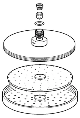 Produktbild von Hansa 59912432 Kopfbrause HANSA 59912432 d 220 mm