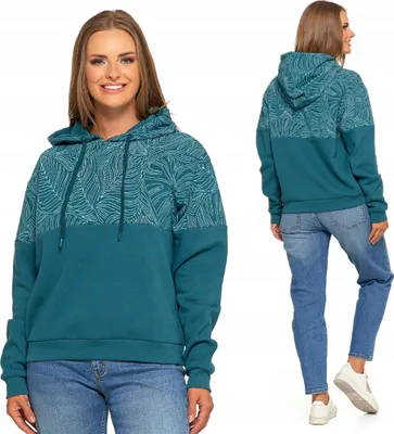 Produktbild von Damen Warmes Kapuzensweatshirt über dem Kopf Bequem Klassisch MORAJ L