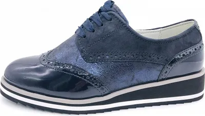 Produktbild von Caprice Woms Lace-up Damen Schnürschuhe in Blau, Größe 40