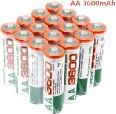 Produktbild von 16x AA Akku 3600mAh Ni-mh Wiederaufladbar Rechargeable Akkus Batterien 1,2 V