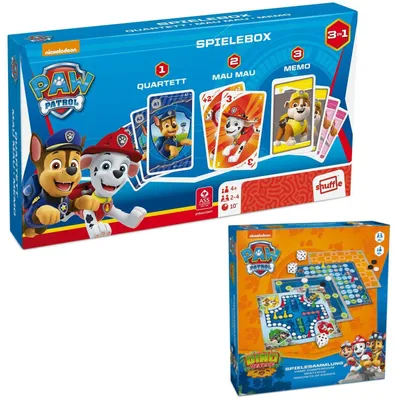 Produktbild von Paw Patrol Bundle: Spielesammlung + Spielebox
