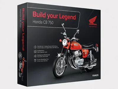 Obrázek produktu pro Franzis Verlag Honda CB 750, Model motocyklu, Montážní sada, 1:24, Honda CB, Chlapec, Kov, Plast