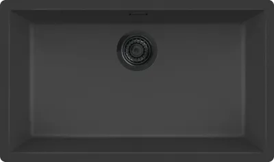Produktbild von REGINOX R40300 Regi Granite Spüle VERONA 70 in Nero Black ab Schrankbreite 80 cm / Auflagespüle / Unterbau