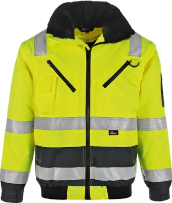 Produktbild von VIZWELL Warnschutz Pilotenjacke VW 126 C Gr. S gelb/marine