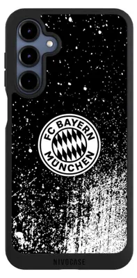 Produktbild von NIVOCASE Handyhülle für Samsung Galaxy A16 5G  Hülle NIVOpure Case Schwarz FC Bayern München FCB Offizielles Lizenzprodukt