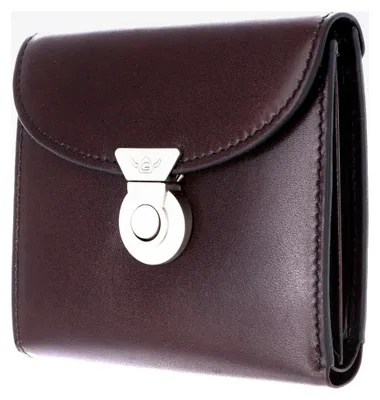 Produktbild von Leder Geldbörse Colorado RFID Kartenhalter Bordeaux