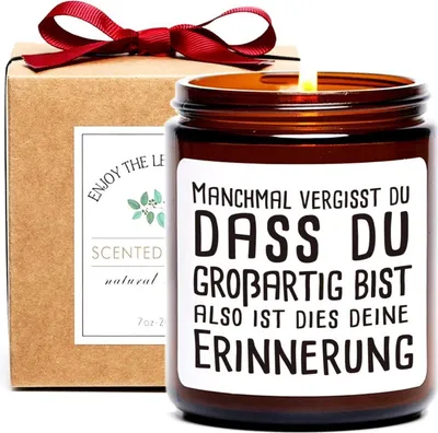 Produktbild von Duftkerze für Frauen lustige Geschenkidee Erinnerung Geburtstagsgeschenk