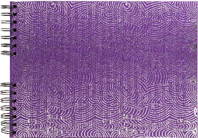 Image de Exacompta Album photo à spirales 50 pages noires Japan Violet 16503E