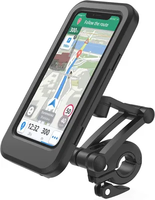 Produktbild von Motorrad Handyhalterung wasserdicht - Mit Touchscreen & 360¡ã Drehung