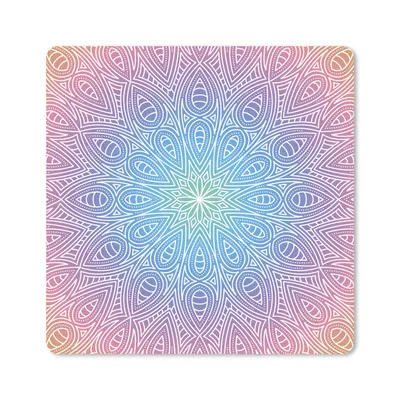 Produktbild von MuchoWow® Mauspad Mousepad Mandala mit Details 20x20 cm - Mousepads - Maus Mat - Pad - Mausunterlage - Desk Mat - Bureauartikeln