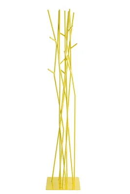 Produktbild von Covo Latva Designer‑Kleiderständer – Skandinavischer Garderobenständer – Baumkronen‑Design von Mikko Laakkonen – 178 cm Höhe (gelb)