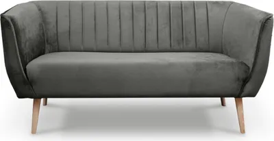 Obrázok produktu pre BETTSO 3-miestna pohovka v škandinávskom štýle PIK 3 MON92 Grey Dark grey