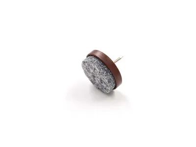 Immagine prodotto di Feltro di protezione per pavimenti con chiodo per mobili 24 mm HN (8 pezzi) Blister
