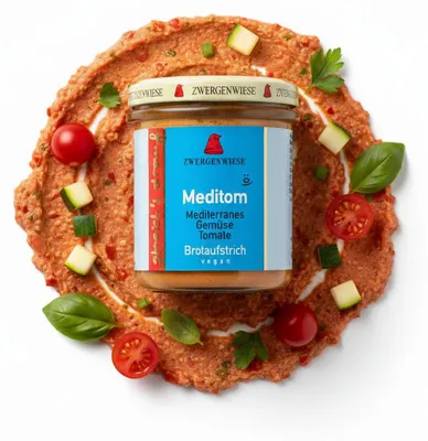 Produktbild von Zwergenwiese Brotaufstrich streich´s drauf Meditom - 135g