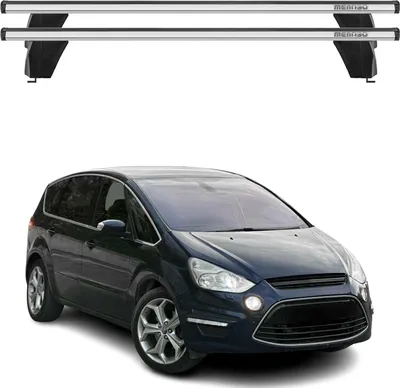 Produktbild von Menabo Dachträger Grundtäger für Ford S-Max 2006-2014 75kg Alu Silber 2 tlg