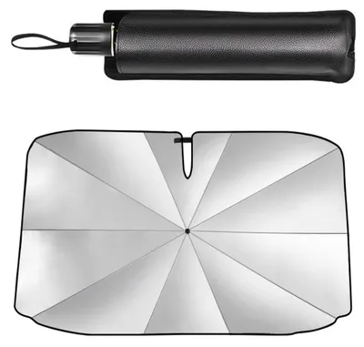 Productafbeelding van Omgoods - Zonnescherm voor Auto met Opbergtas 145 x 79 cm