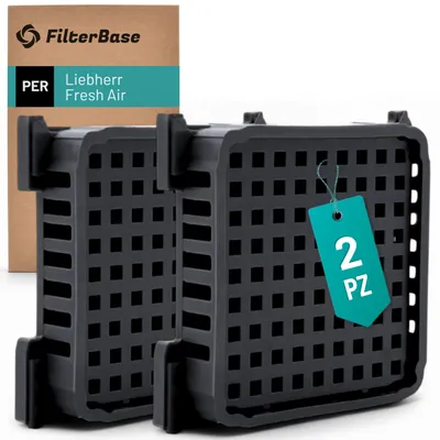Aktivkohlefilter für Liebherr Kühlschrank, 2 Stück, 49x45x10 mm