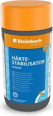 Produktbild von Steinbach | Flüssiger Härtestabilisator | optimaler Kalkschutz | für kristallklares Poolwasser | einfache Dosierung | ideal für Poolpflege | Inhalt: 1 Liter