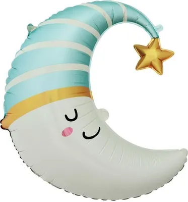 Produktbild von Folienballon „Mond“ 56 x 68 cm – Godan