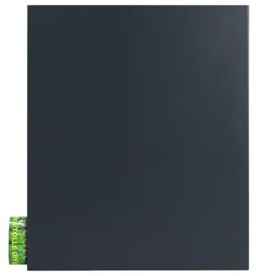Image de Boîtes aux lettres murales avec compartiment pour journaux, de couleur anthracite