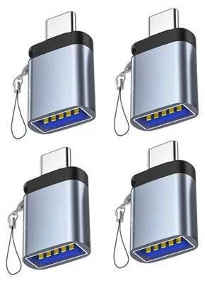 Immagine prodotto di INF Adattatore USB 3.0 a Type C in lega di alluminio OTG portatile 4 pezzi