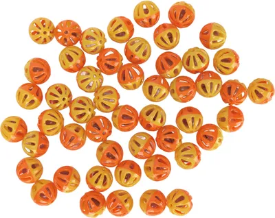Produktbild von 50pcs Haustierballspielzeug Interaktive Plastikkatze mit Bell für Kätzchen Hamster Chinchillas