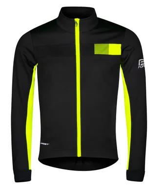 Obrázek produktu pro Bunda Force Frost Softshell pánské černo-žlutá fluo Velikost S 900021-S