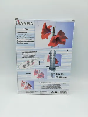 Immagine prodotto di Olympia 1x100 DIN A5 80 micron buste di laminazione 100 pezzo/i