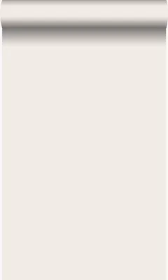 Produktbild von Origin Wallcoverings Tapete Uni Crême-Weiß 53 cm x 10.05 m