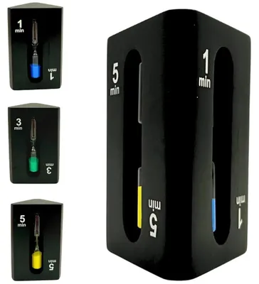 Produktbild von Dreiseitige Sanduhr – 1-3-5-Minuten-Timer – Sanduhr