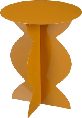 Produktbild von Mica Decorations Rafi Beistelltisch - H50 x Ø40 cm - Eisen - Braun
