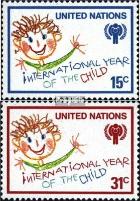 Produktbild von Briefmarken UNO - New York 1979 Mi 334-335 (kompl.Ausg.) gestempelt Jahr des Kindes