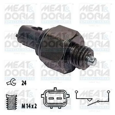 Produktbild von MEAT & DORIA Rückfahrschalter 36073 für HYUNDAI ix35 (LM, EL, ELH)