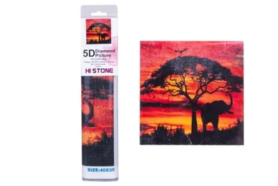 Obrázok produktu pre Diamantová Mozaika Slon 1004944