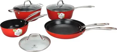 Image de Set de 9pcs RED AirIron Laguiole LA-9120660