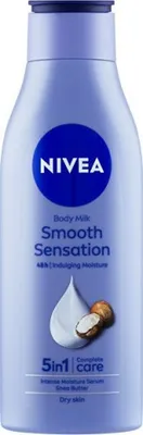 Produktbild von Nivea Smooth Sensation Bodylotion mit Shea Butter, reichhaltige Feuchtigkeitspflege, 400ml