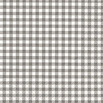 Immagine prodotto di Tovaglioli 33x33 cm - Karo grey
