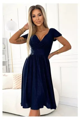 Produktbild von Kleid NUMOCO MATILDE 425-8 BLAU Größe: L
