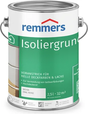 Produktbild von Remmers Isoliergrund weiß (RAL 9016) 2,5 l, Sperrgrund