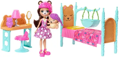 Productafbeelding van Enchantimals: Bren Beer en Snore Poppenkamer-speelset
