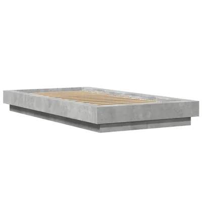 Obrázek produktu pro Rám postele s LED osvětlením betonově šedý 90 x 190 cm kompozit